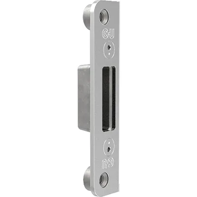 Produktbild von BKS Schließplatte verd. für Automatikriegel, Y=13 mm, Stahl dekorsilber