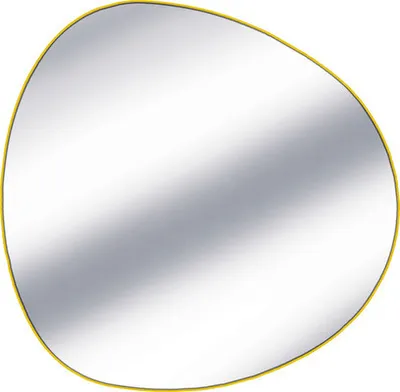 Produktbild von Spiegel organisch Ergon gold Ø 40 cm