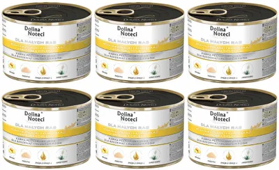 Produktbild von Dolina Noteci 5902921300465, Junior, Klein (5-10 kg), Mini (≤4 kg), Huhn, Leber, Schweinefleisch, 185 g