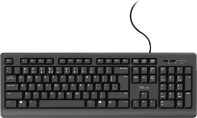 Obrázek produktu pro Trust Primo, Plná velikost (100 %), Kabel, USB, Membránový spínač, Černá