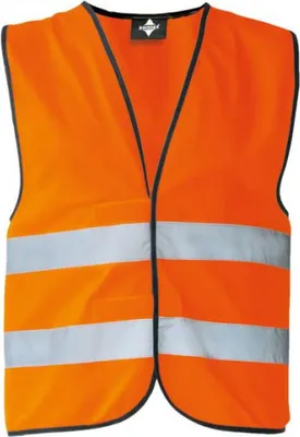 Produktbild von Korntex KXEVW | CO² Neutral Hi-Vis Safety Vest Paris S bis 7XL - Farbe: Signal Orange - Größe: 4XL