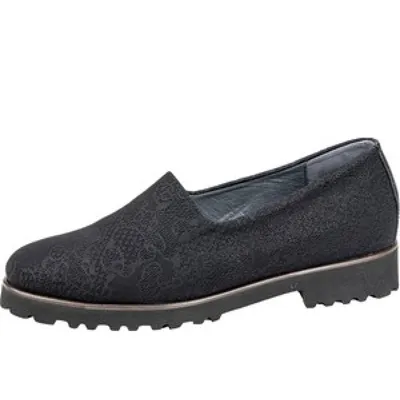 Image de Ballerines Waldläufer Elisa Weite-H pour femmes, couleur noire, taille 4,5