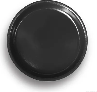 Produktbild von KERAZO Keramik Unterschale Untersetzer Ø Außen 36 cm, Ø Innen 32 cm , Höhe 3,7 cm Futternapf Vogelbad Vogeltränke robust, frostfest, Farbe: ANTHRAZIT (Schwarz)