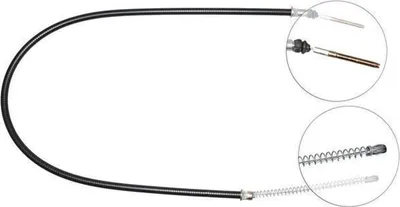 Produktbild von A.B.S. Handbremsseil Seilzug Feststellbremse für SUZUKI Samurai SUV (SJ) Hinten Rechts K12598