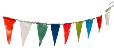 Produktbild von 5 Meter Wimpelkette (Zeltstoff)  Mini