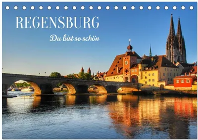 Produktbild von Regensburg. Du bist so schön (Tischkalender 2027 DIN A5 quer), CALVENDO Monatskalender