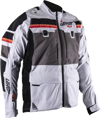 Immagine prodotto di Giacca da moto in tessuto impermeabile Leatt ADV Rally 7.5 HydraDri, grigia, taglia L