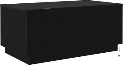 Obrázek produktu pro Konferenční stolek s LED světly Dub černý 90x50x40 cm