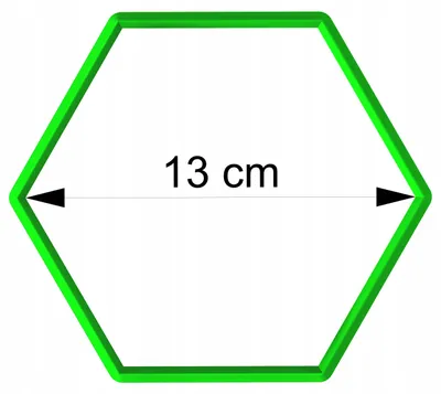 Produktbild von Cookie Master Sechseck Ausstecher Geometrische Form 13cm