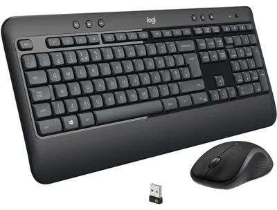 Produktbild von Logitech MK540 Advanced - Tastatur-und-Maus-Set - kabellos - 2.4 GHz - QWERTY - US International