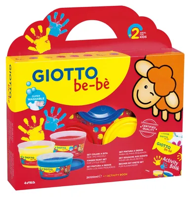 Produktbild von Giotto be-bè, Blau, Rot, Gelb, Waschbar, 100 ml