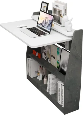 Image de Bureau mural rabattable - Table murale - Bureau - Bureau informatique - Table pour enfants - Gain de place