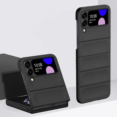 Image de Galaxy Z Flip4 5G Case, Silicone Rubberized Shockproof Protective Case for Samsung Galaxy Z Flip 4 5G black