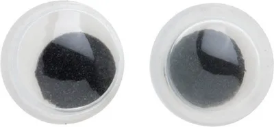 Produktbild von Wackelaugen rund zum Ankleben Ø 8 mm 10 Stück