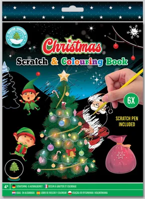 Image de Cahier de grattage et de coloriage Noël