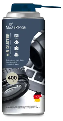 Produktbild von MediaRange Air Duster 400ml, Luftdruckreiniger für Gerätereinigung, Schwer zu erreichende Stellen, 400 ml