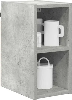 Produktbild von “2026 Modern“ Hängeschrank Beton Grau 20 x 29,5 x 40cm Holzwerkstoff - Küchenschränke Designermöbel 644759 - Küchenschränke