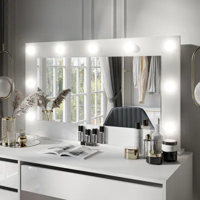Produktbild von Spiegel mit Beleuchtung MADA LED Weiß