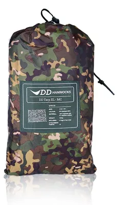 Obrázok produktu pre DD Hammocks DD Tarp XL MC - Pláštenka 4,5 x 3 m Príslušenstvo
