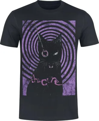 Produktbild von The Cure T-Shirt Herren Black Cat schwarz M