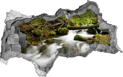 Produktbild von Selbstklebender Loch-3D-Aufkleber 95x73 cm Potok Olczyska