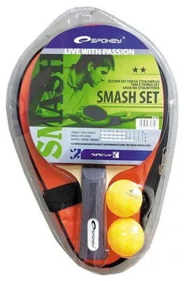 Produktbild von Spokey - "Smash" Tischtennis-Set PP7277 (Einheitsgröße) (Grau/Rot)
