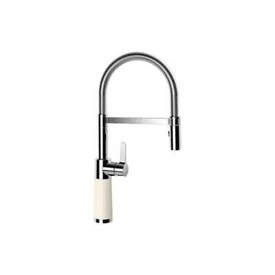 Produktbild von SCHOCK Armatur SC-550 in MAGNOLIA mit Spiralfederauslauf / CRISTADUR®
