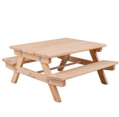 Produktbild von Bigjigs Toys Picknickbank aus Holz für Puppen