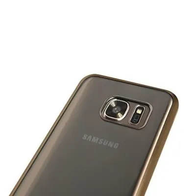 Zdjęcie produktu dla SPADA 24516, Pokrowiec, Samsung, Galaxy S7 Edge, 14 cm (5.5"), Przezroczysty, Złoto