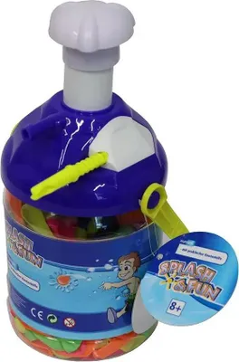 Produktbild von Splash & Fun Wasserbombenpumpe, inklusive 150 Wasserbomben