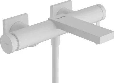 Produktbild von Einhebel-Wannenmischer Tecturis E Aufputz mattweiß mattweiß