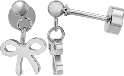 Produktbild von "Keai", Edelstahl Ohrstecker/-piercing, Schleife