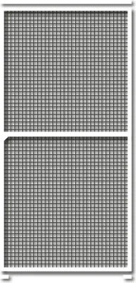 Produktbild von Schellenberg Fliegengitter-Schiebetür, weiß, 120 x 240 cm, 70072
