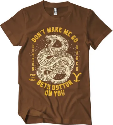 Produktbild von Yellowstone - Beth Dutton T-Shirt - Medium - Brown