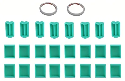 Immagine prodotto di Set di 3 stampi in silicone per candele e sapone