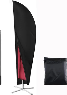 Produktbild von 1 Schutzhülle Für Ampelschirm, Wasserdicht, 420D Oxford-Gewebe, UV-Beständig, Winddicht, 265 Cm, Für Garten Terrasse Balkon