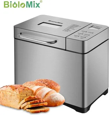 Image de Machine à pain automatique 19 en 1, 650 W, avec pétrin