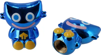 Produktbild von Set: 2x Ventilkappe "Happy", Blau