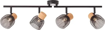 Produktbild von BRILLIANT Spotrohr, 4-flammig, drehbar Flaka schwarz IP20 G9 6 Watt dimmbar g. f. LED-Leuchtmittel