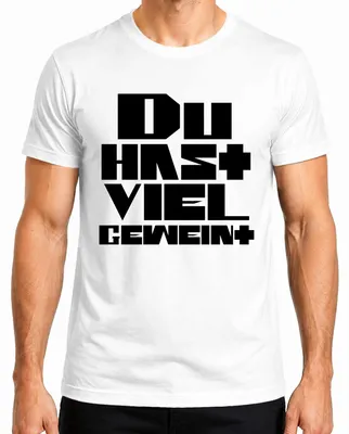Productafbeelding van "Je hebt veel gehuild" - Sarcastisch, ironisch, retro heren T-shirt, wit, maat L