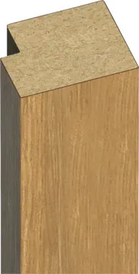 Obrázek produktu pro Ukončovací lišta k akustickému panelu dub saragossa 2800x28x22 mm