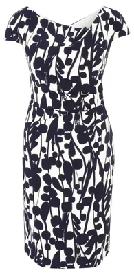 Produktbild von Vera Mont (266) Kleid Kurz 1/2 Arm, Cream/Dark Blue 1883 1883 36