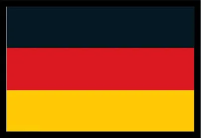 Image de Flags - Poster - Drapeau allemand + cadre interchangeable, Shinsuke® Maxi MDF noir, vitre acrylique