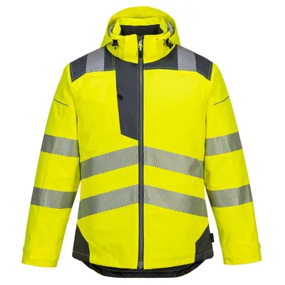 Produktbild von Portwest T400 PW3 Warnschutz-Regenjacke Yellow/Grey Gr. XL