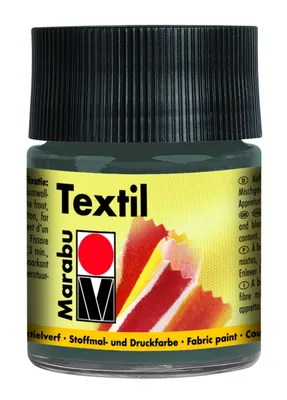 Image de Peinture textile 50ml gris MARABU 171605078 Peinture textile gris 171605078 gris