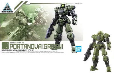 Image de Gundam – 30 mm 1/144 Bexm-15 Portanova, couleur verte – Kit de modélisme