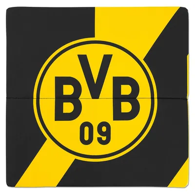 Produktbild von BVB Borussia Dortmund Klappsitzkissen, Schwarz-Gelb, mit Tragegriff und Vereinsl
