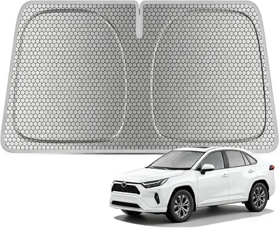 Produktbild von Auto Sonnenschutz Windschutzscheibe, 155x81 cm, silber, faltbar, für Auto