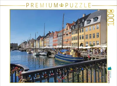 Produktbild von CALVENDO Puzzle Nyhavn in Kopenhagen | 1000 Teile Lege-Größe 64 × 48 cm Foto-Puzzle für glückliche Stunden