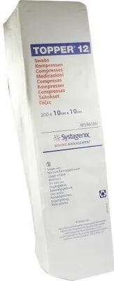 Produktbild von Topper 12 Kompr.10x10 cm unsteril 200 St